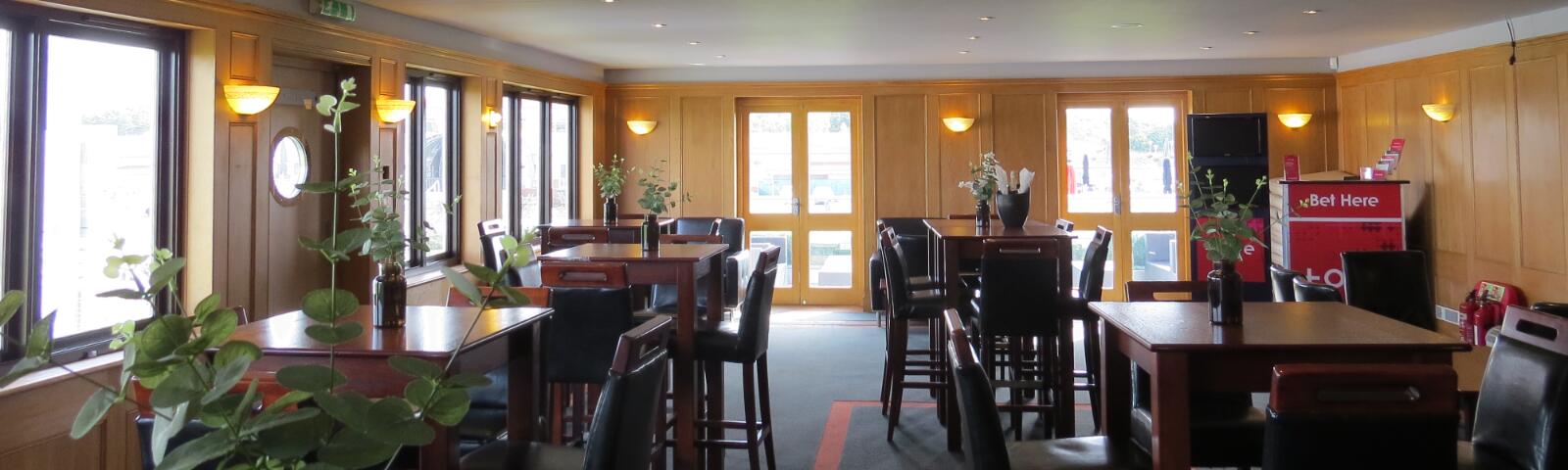Owners and Trainers suite at Chelmsford Racecourse.